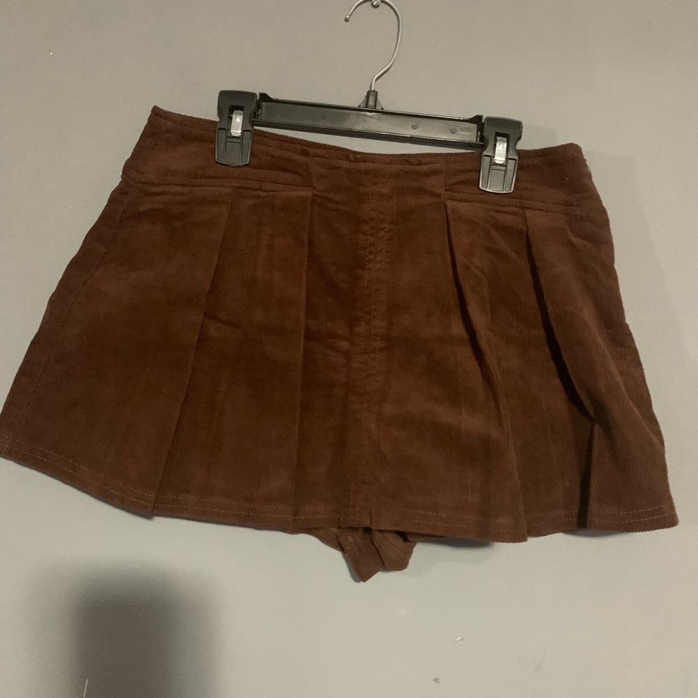 Forever 21 Chocolate Corduroy Skirt